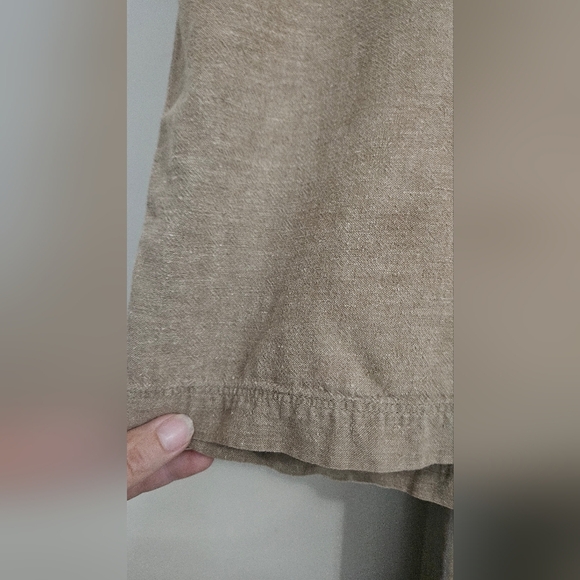 PATAGONIA Hemp/cotton Back Step Short Chambray: Mojave Khaki. Size 34 - Picture 10 of 12